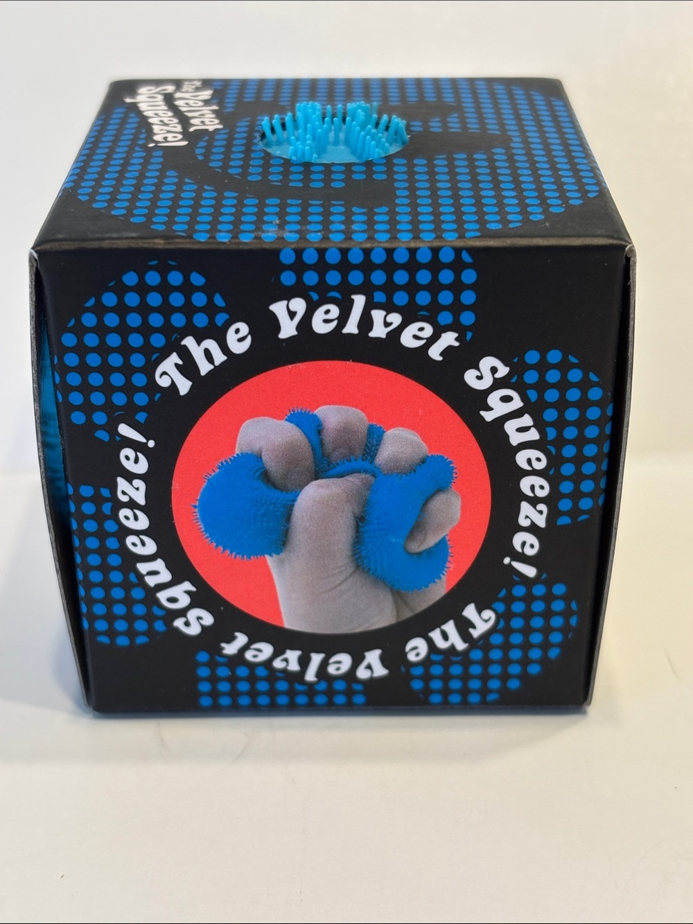 Schylling Needoh Fuzz Ball Wonder Waves Blue Sensory Squishy - Picture 6 of 8